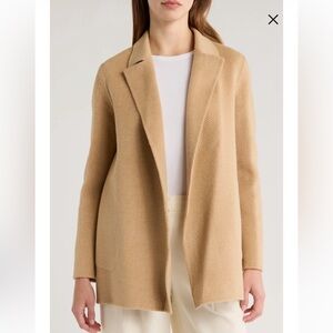 Sileena Chevron Wool Coat